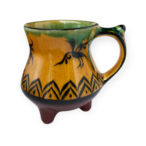 Selçuklu Kuş ve Zikzak Motifli Bardak