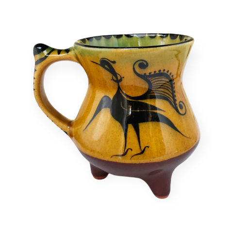 Selçuklu Stilize Kuş Desenli Bardak