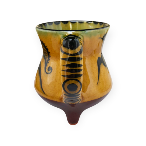 Selçuklu Stilize Kuş Desenli Bardak