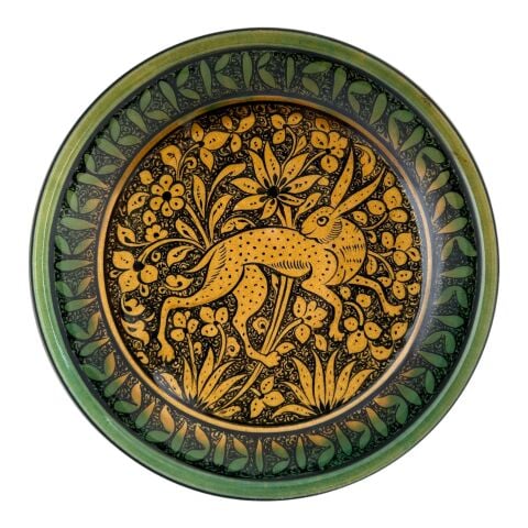 Selçuklu Tavşan Motifli Tabak 23cm