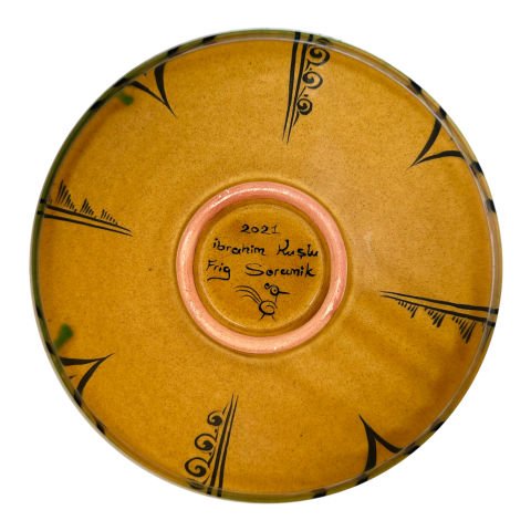 Selçuklu Kuş Desenli Kase 26cm