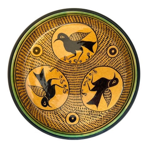 Selçuklu Kuş Desenli Kase 26cm