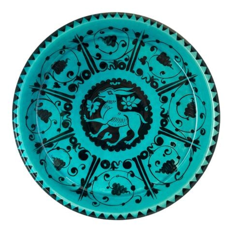 Selçuklu Geyik Desenli Kase 26cm