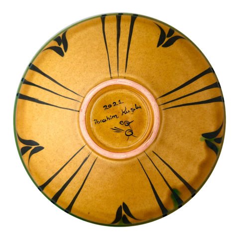 Selçuklu Kuş ve Çiçek Desenli Kase 26cm