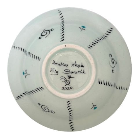 Selçuklu Dönemi Geometrik Desenli Tabak 19cm