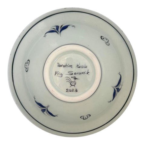 Selçuklu Dönemi Yazılı Tabak 19cm