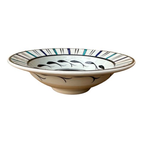 Selçuklu Dönemi Balık Desenli Tabak 19cm