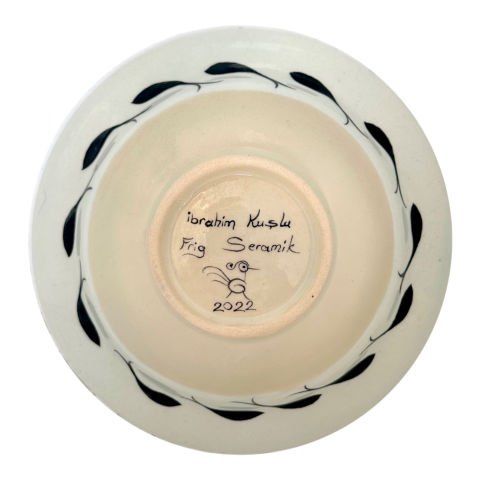 Selçuklu Dönemi Balık Desenli Tabak 19cm