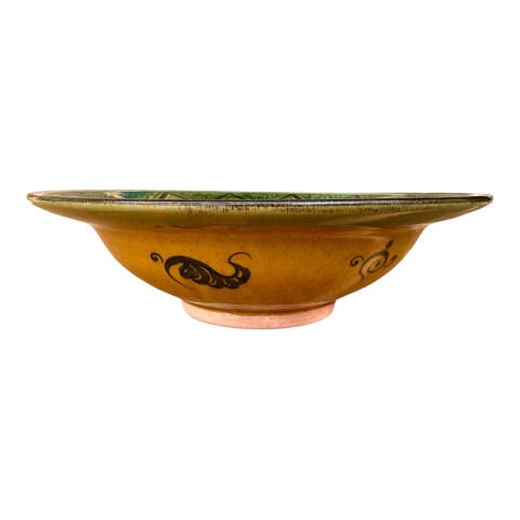 Selçuklu Dönemi Nar Desenli Tabak 19cm