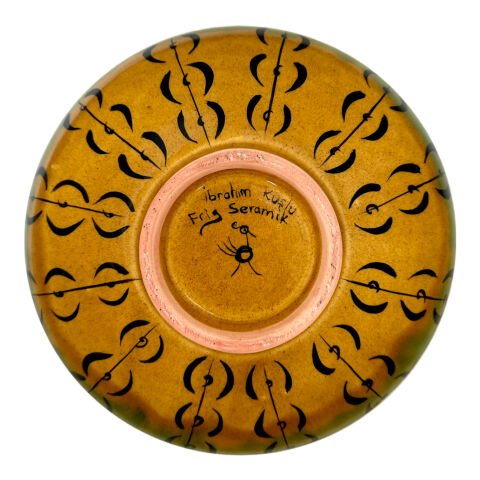 Selçuklu Dönemi Kuşlu Tabak 19cm