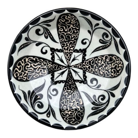 Selçuklu Dönemi  Lotus Yaprak Desenli Kase 22cm