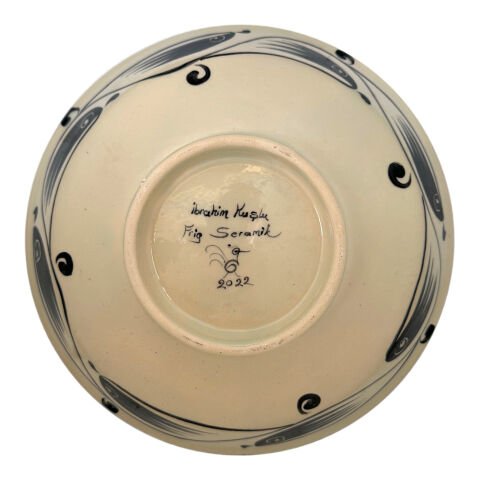 Selçuklu Dönemi  Lotus Yaprak Desenli Kase 22cm