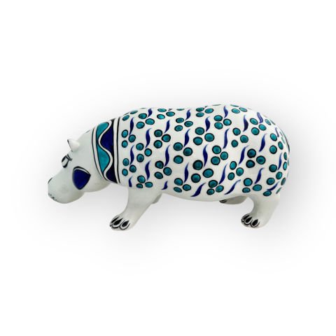 Çintemani Desenli Dekoratif Obje Su Aygırı