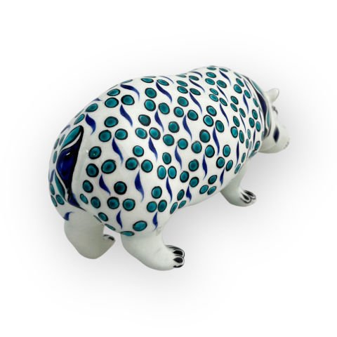 Çintemani Desenli Dekoratif Obje Su Aygırı