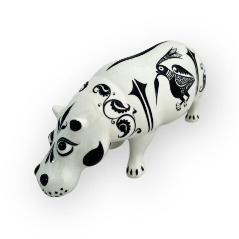 Selçuklu Kuş Desenli Dekoratif Obje Su Aygırı