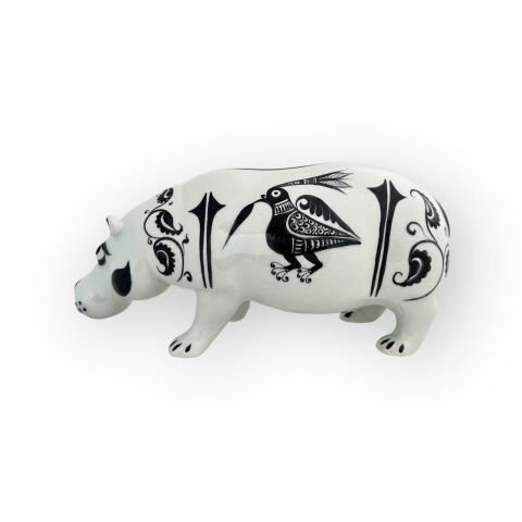 Selçuklu Kuş Desenli Dekoratif Obje Su Aygırı