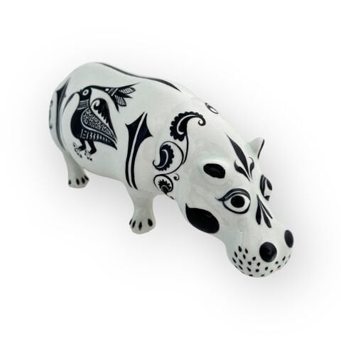 Selçuklu Kuş Desenli Dekoratif Obje Su Aygırı