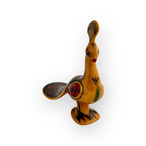 Desenli Dekoratif Obje Tavus Kuşu