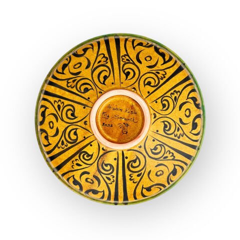 Selçuklu Tavşan Desenli Kase 26cm