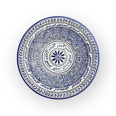 Beylikler Dönemi Desenli Tabak 23cm