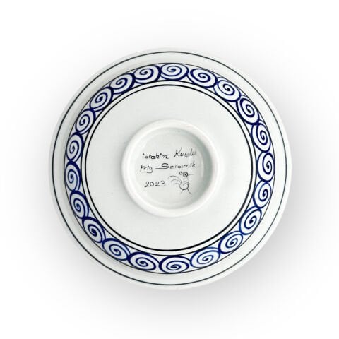 Beylikler Dönemi Desenli Tabak 23cm