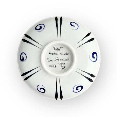 Selçuklu Dönemi Tavşan Desenli Tabak 23cm