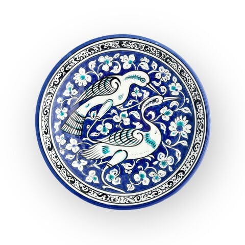 Selçuklu Kuş Desenli Tabak 23cm