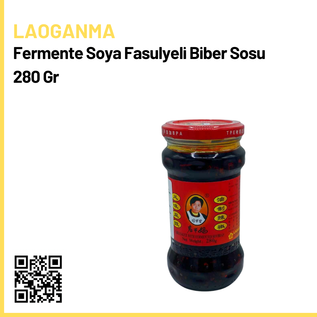 Laoganma Fermente Soya Fasulyeli Biber Sosu 280 Gr