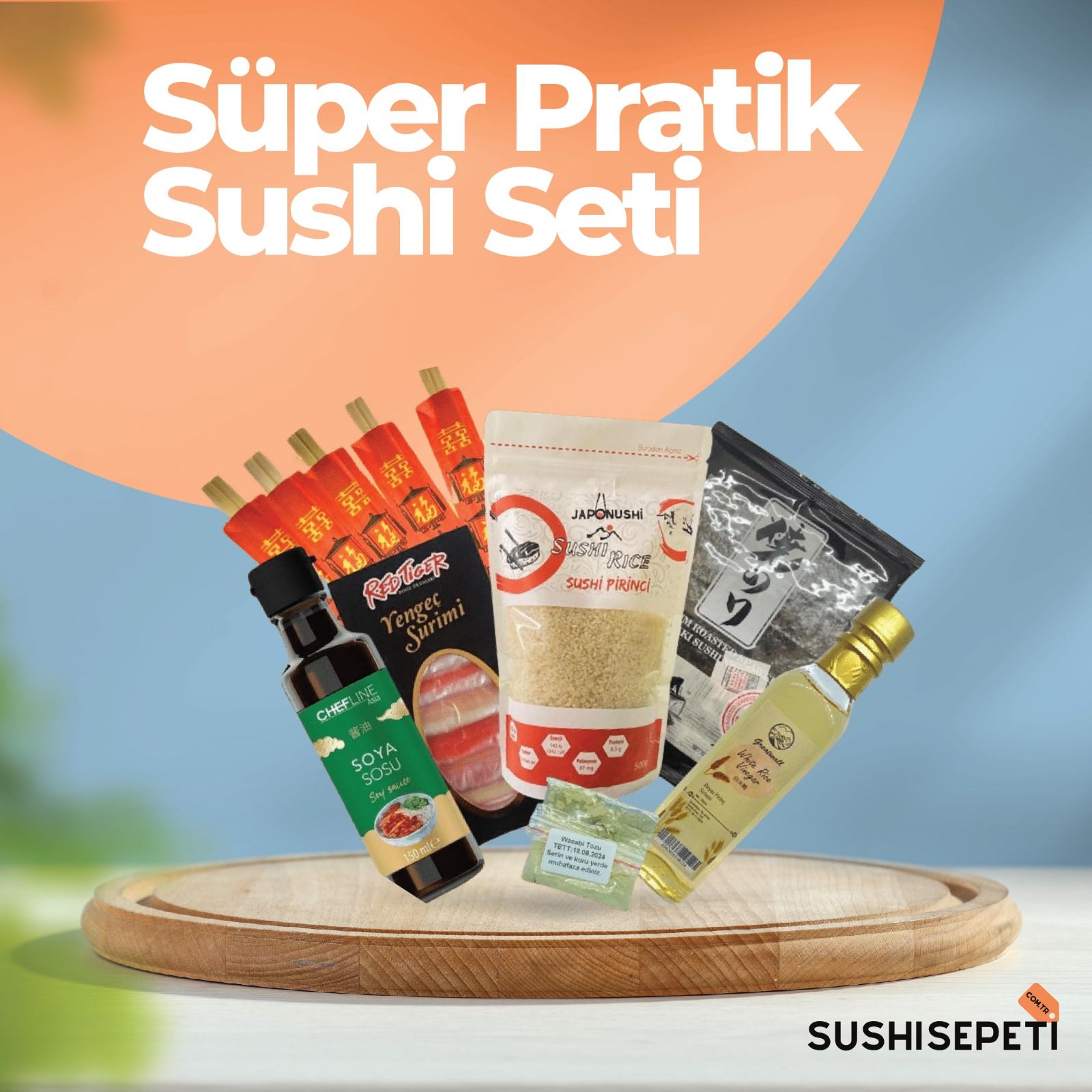 Süper Pratik Sushi Seti