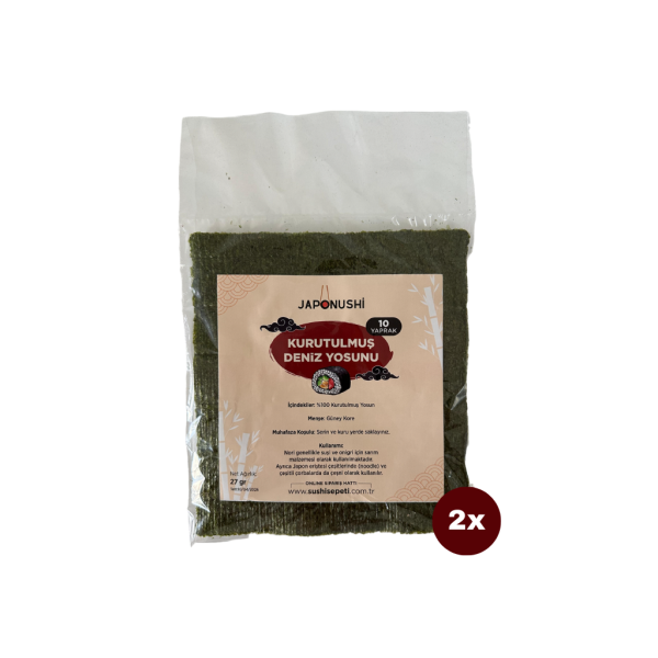 Japonushi Sushi Nori (Sushi) Yosunu 20 Yaprak 54 Gr