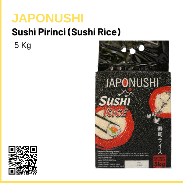 Japonushi Sushi Pirinci 5 Kg (Sushi Rice)