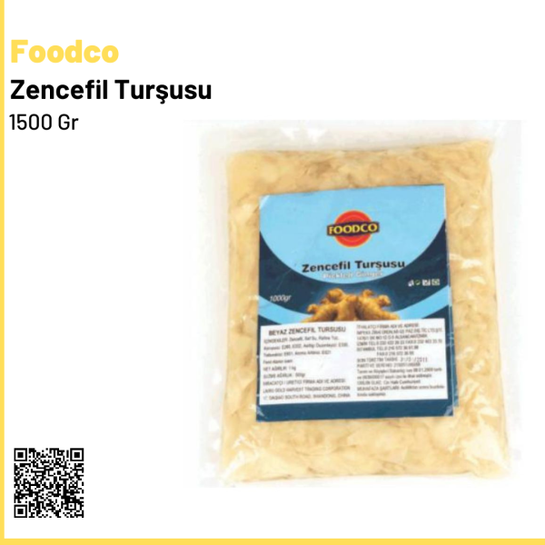 Foodco Zencefil Turşusu 1.5 Kg