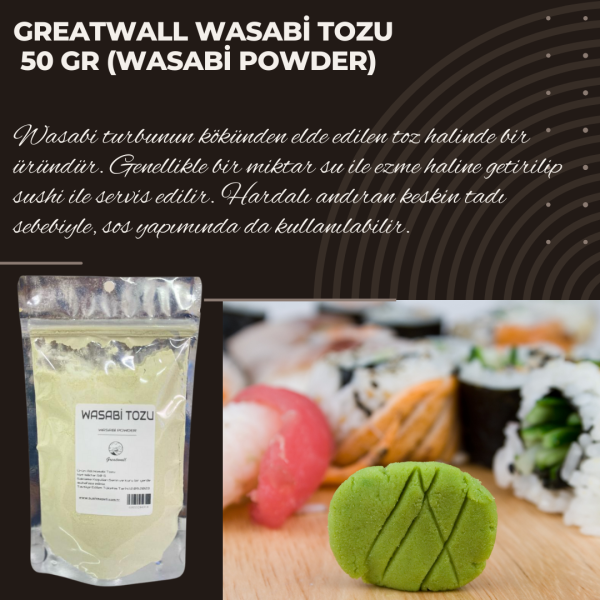 Greatwall Wasabi Tozu 50 Gr (Wasabi Powder)