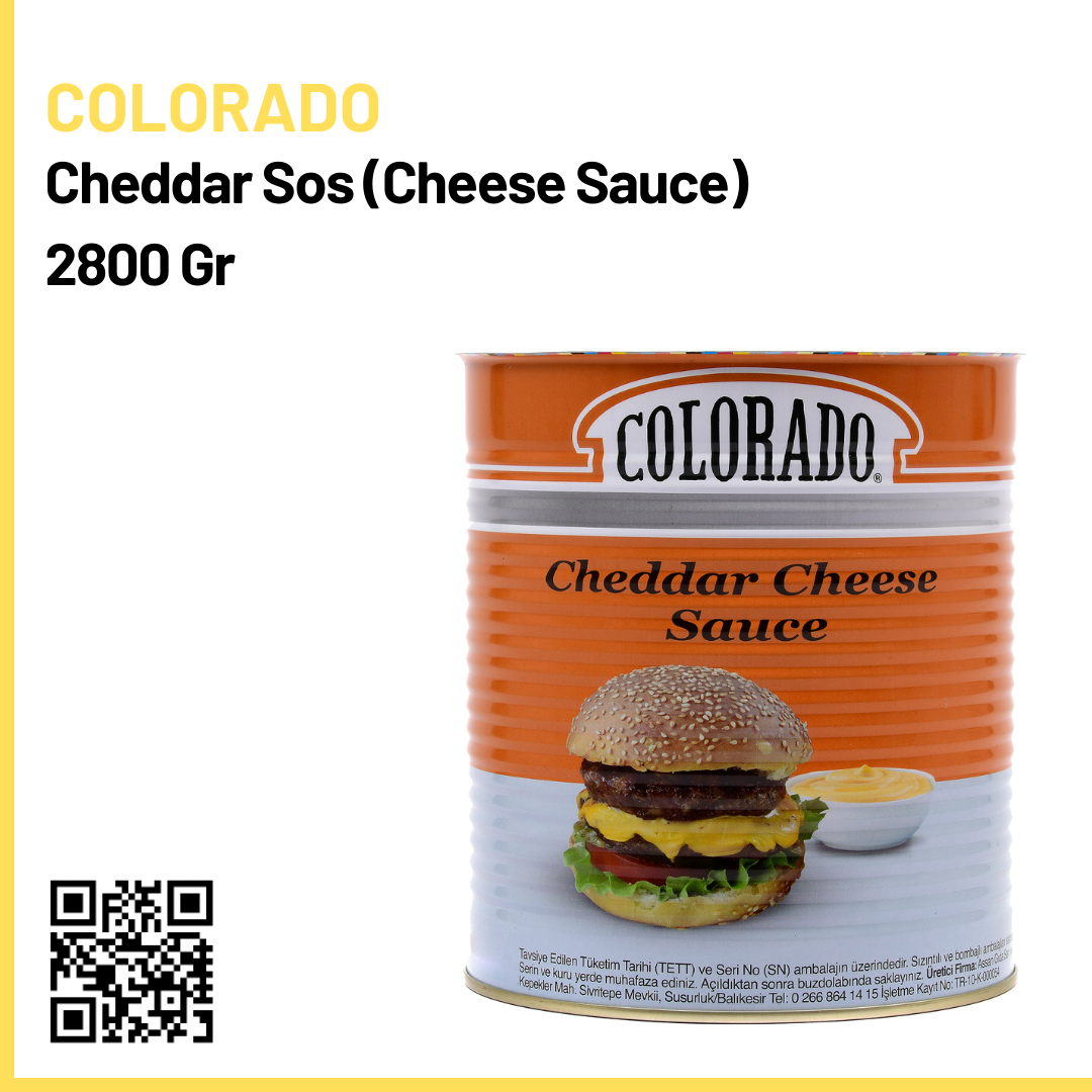 Colorado Cheddar Sos (Cheese Sauce) 2800 Gr