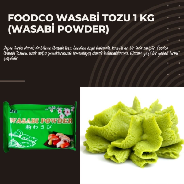 Foodco Wasabi Tozu 1 kg (Wasabi Powder)