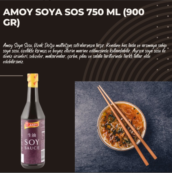 Amoy  Soya Sosu 750 ml