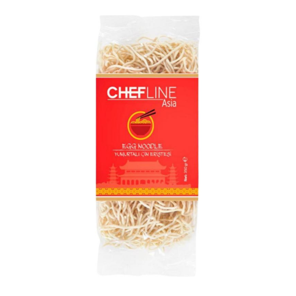 Chefline Asia Yumurtalı Çin Eriştesi 350 gr (Egg Noodle)