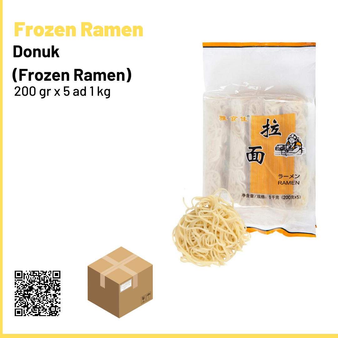 Frozen Ramen Donuk 200 gr x 5 ad 1 kg (Frozen Ramen) 1 Ad.