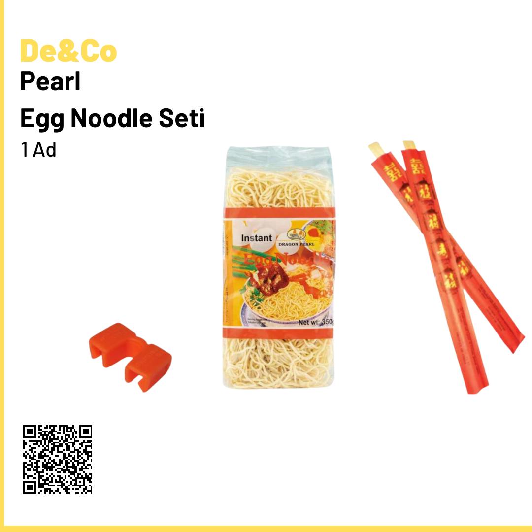 De&Co Pearl Egg Noodle Seti