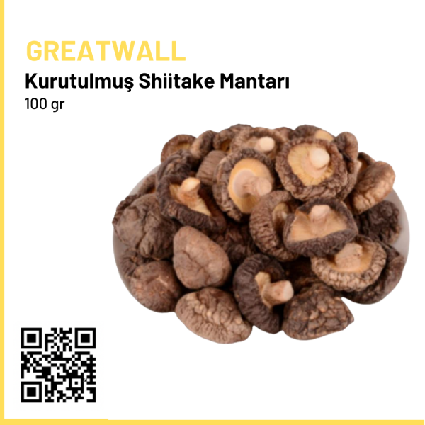 Kurutulmuş Shiitake Mantarı 100 gr