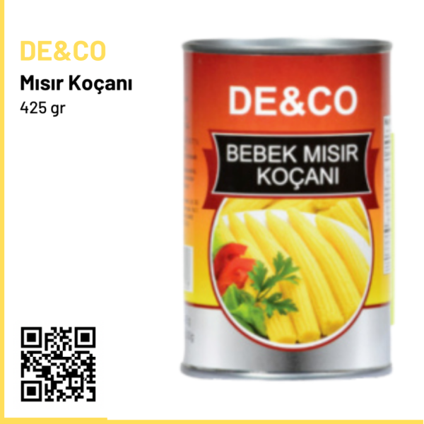 De&Co Bebek Mısır Koçanı 425 gr