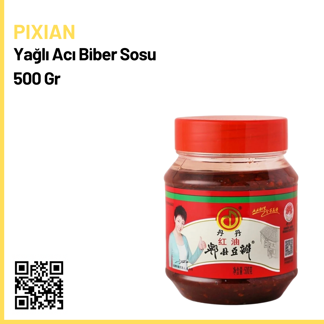 Pixian Yağlı Acı Biber Sosu 500 Gr