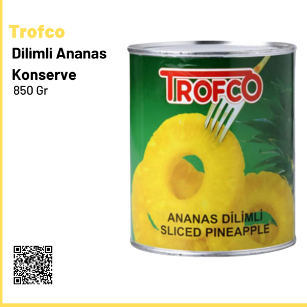 Trofco Dilimli Ananas 850 gr