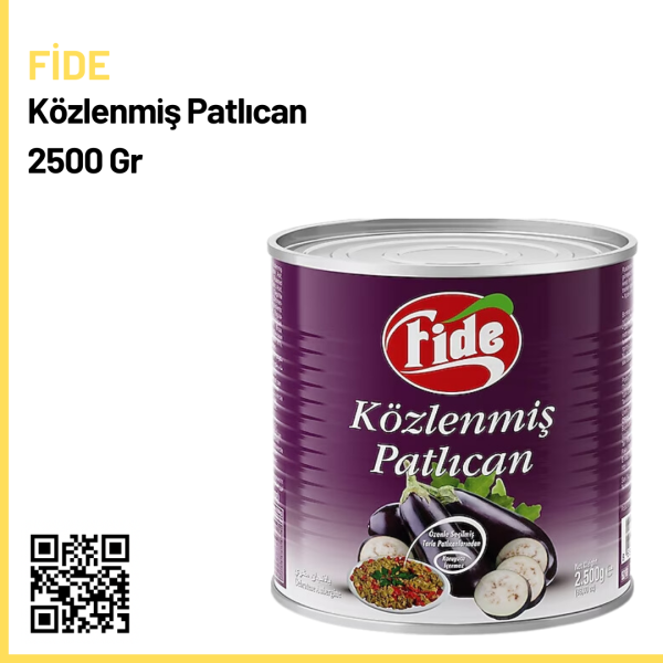 Fide Közlenmiş Patlıcan 2500 Gr