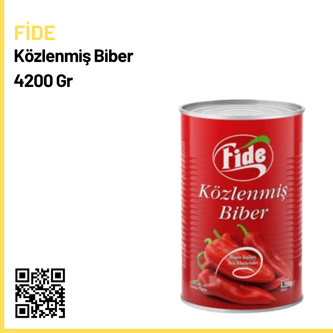 Fide Közlenmiş Biber 4200 Gr