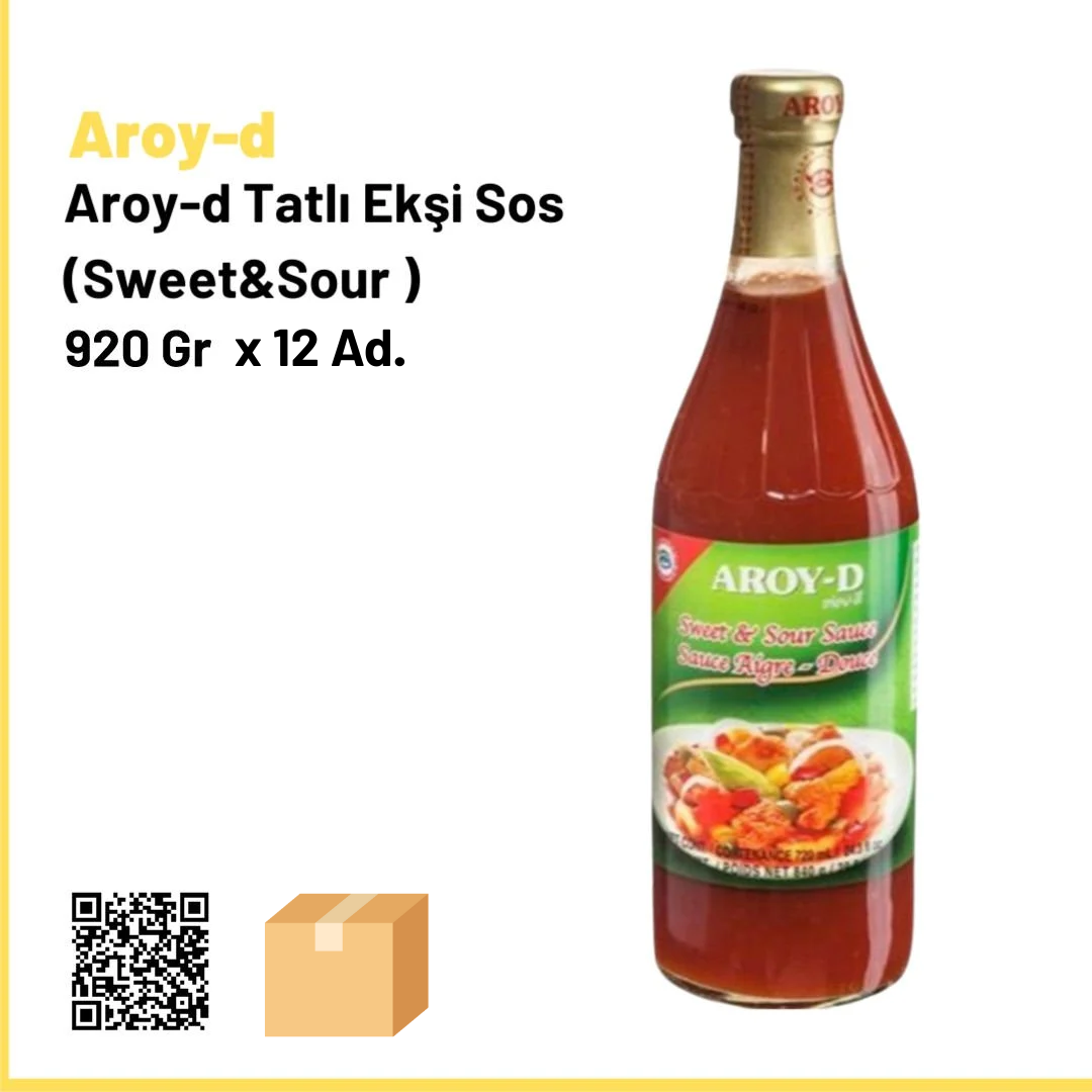 Aroy-d Tatlı Ekşi Sos  (Sweet&Sour ) 920 gr x12 (Ad: 189₺)