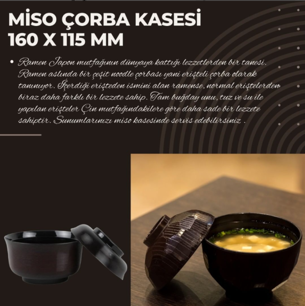 Miso Çorba Kasesi 16x11,5 Cm
