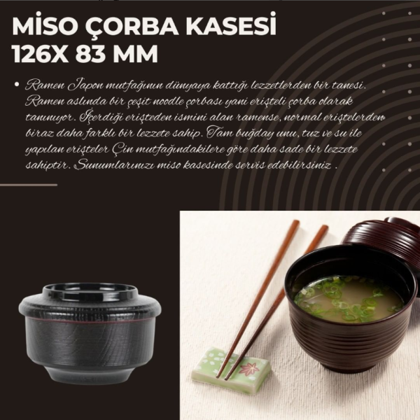 Miso Çorba Kasesi 12,6x8,3 Cm