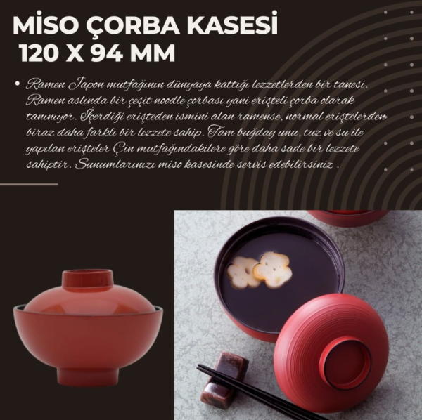 Miso Çorba Kasesi 12x9,4 Cm