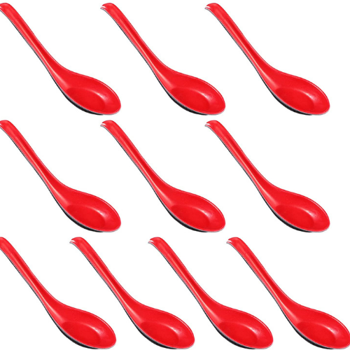 Ramen Çorba Kaşığı Kırmızı